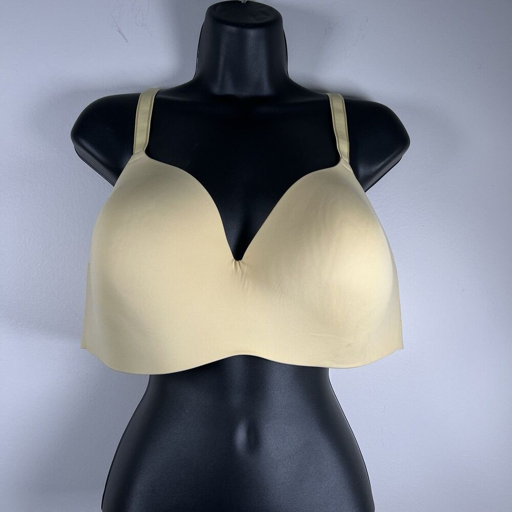 NEW Knix WingWoman Contour Bra~Size 46D Wireless~Yellow~Buttercup~NWT
